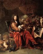 Nicolas Lancret Portrait of Charles Le Brun Spain oil painting artist